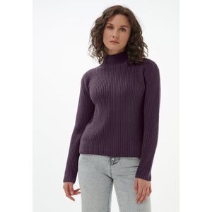 Trui een opstaande kraag Van Peter Hahn paars
