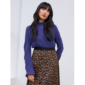 Gebreide trui Van BASLER paars