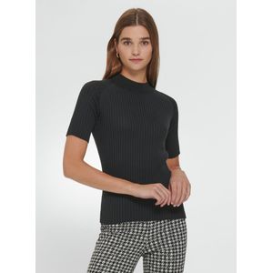 Trui ronde hals 100% SUPIMA-katoen Van Peter Hahn zwart