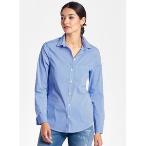 Blouse button-downkraag Van Peter Hahn blauw