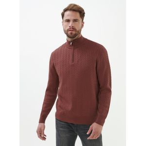 Gebreide schipperstrui Van Louis Sayn bruin