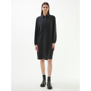 Jurk lange mouwen Van DAY.LIKE zwart