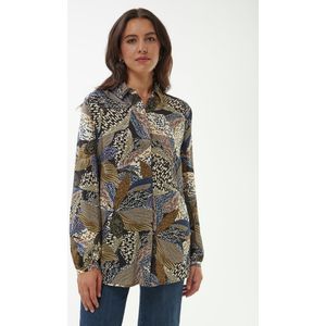 Blouse lange mouwen Van Anna Aura blauw