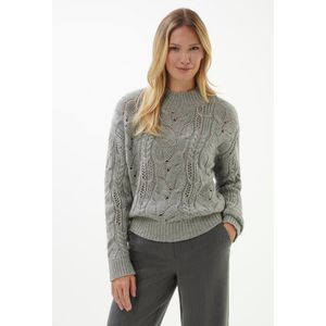 Trui in mix scheerwol en kasjmier Van include grijs