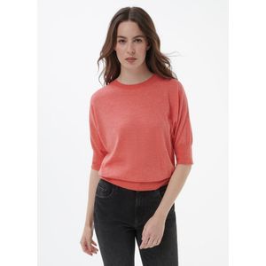 Trui ronde hals Van Peter Hahn rood