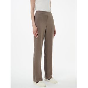 Enkellange Straight Fit-broek Van Peter Hahn beige