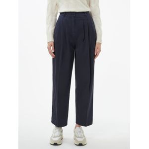 Wide Fit-7/8-broek Van Peter Hahn blauw