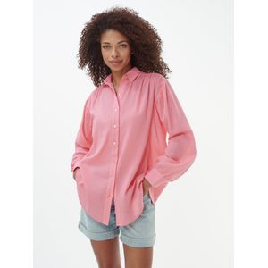 Lange blouse Van Peter Hahn rood