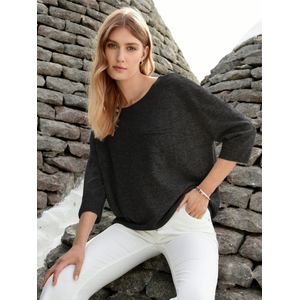 Trui 100% scheerwol Van Peter Hahn zwart