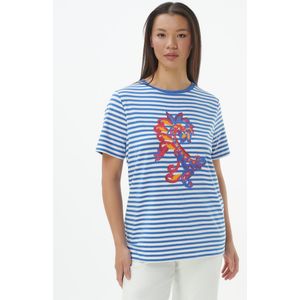 Shirt ronde hals Van Samoon wit