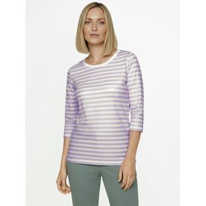 T-shirt ronde hals Van Peter Hahn paars