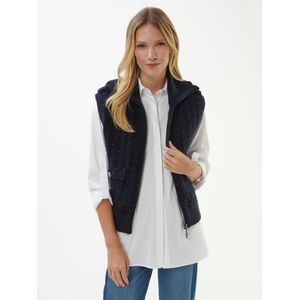 Mouwloos vest Van Monari blauw