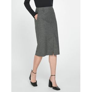 Rok in recht model Van Fadenmeister Berlin grijs