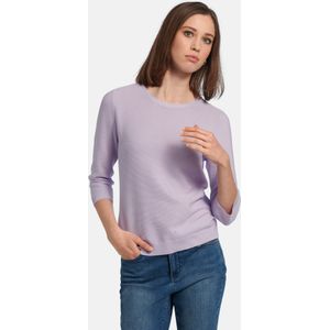Trui ronde hals 100% SUPIMA® katoen Van Peter Hahn paars