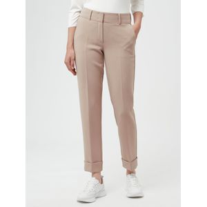 Enkellange broek persplooien Van Fadenmeister Berlin beige
