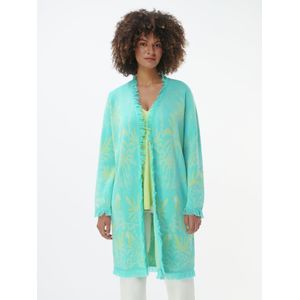 Gebreide jas Van Emilia Lay turquoise