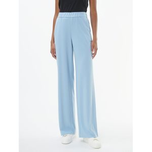 Jersey broek pasvorm Cornelia Van Peter Hahn blauw