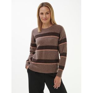 Trui ronde hals Van Peter Hahn bruin