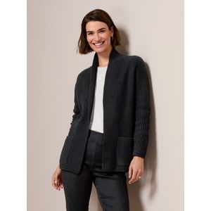 Vest lange raglanmouwen Van Peter Hahn zwart