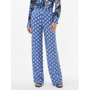 Straight Fit-broek Van Peter Hahn blauw