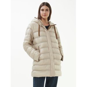 Lange, gewatteerde jas Van Fuchs Schmitt beige