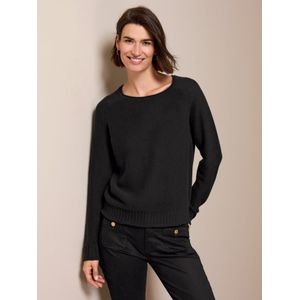 Trui ronde hals Van Peter Hahn zwart