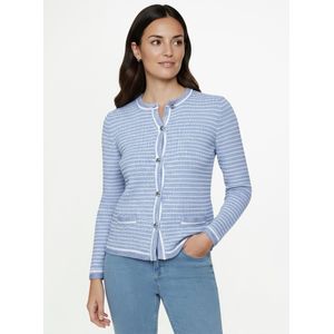 Vest ronde hals Van Peter Hahn blauw