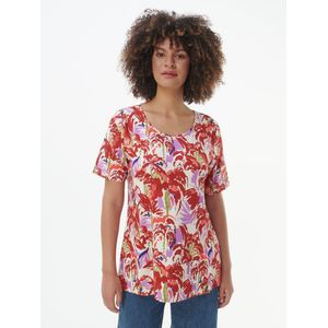 Overhemd ronde hals Van Anna Aura wit