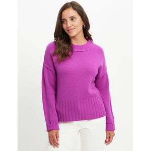 Trui ronde hals en lange mouwen Van Peter Hahn pink