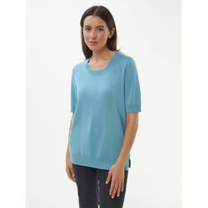 Trui ronde hals Van Emilia Lay blauw
