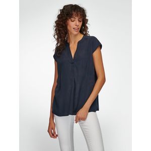 Blouse verbrede schou­ders Van Peter Hahn blauw