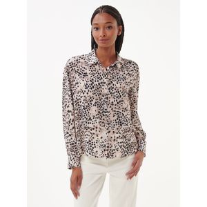 Overhemdblouse Van BASLER beige