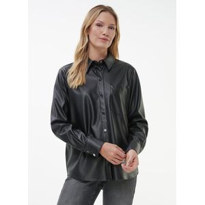 Overhemdblouse Van BASLER zwart