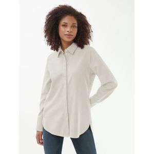 Blouse lange mouwen Van Peter Hahn wit