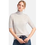 Coltrui 100% scheerwol korte mouwen Van Peter Hahn beige