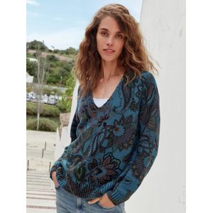 Trui V-hals Van Peter Hahn multicolour