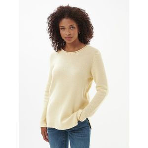 Trui ronde hals Van Peter Hahn wit