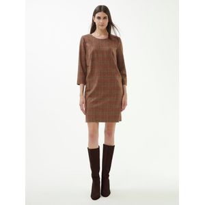 Jurk 3/4-mouwen Van Fadenmeister Berlin bruin