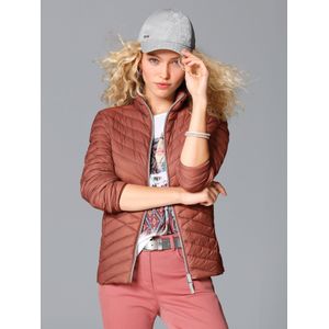 Doorgestikt donsjasje Van Peter Hahn oranje