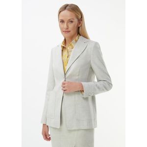 Lange blazer Van Fadenmeister Berlin grijs