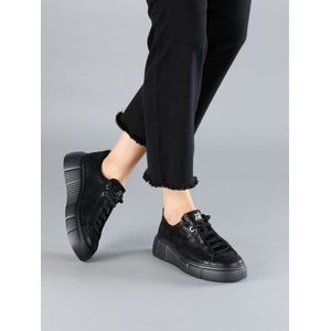 Platform sneakers Van Paul Green zwart