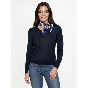 V-hals trui Van Peter Hahn blauw