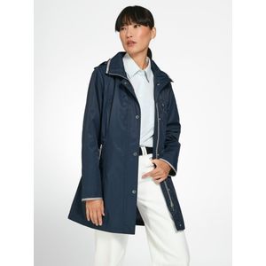 Windwerende en waterafstotende jas capuchon Van Green Goose blauw