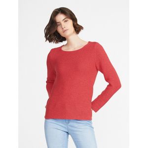 Trui 100% katoen ronde hals Van Peter Hahn rood