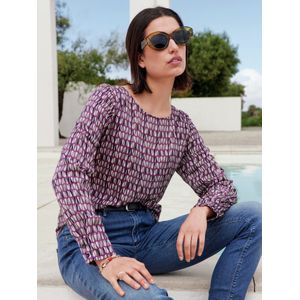 Blouse Van Peter Hahn pink