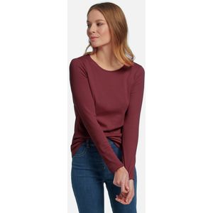 Shirt 100% katoen ronde hals Van Bogner rood