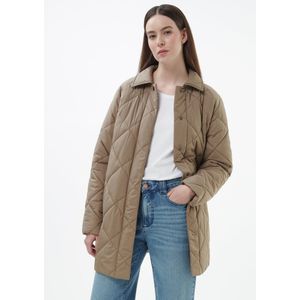 Gewatteerde jas Van Peter Hahn beige