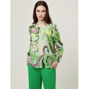 Blouse Van Peter Hahn groen