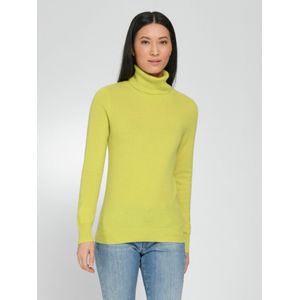 Coltrui 100% kasjmier lange mouwen Van Peter Hahn groen