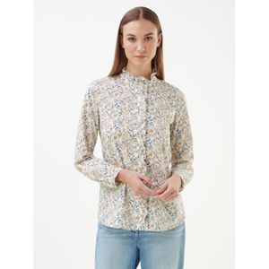 Blouse lange mouwen Van Peter Hahn wit